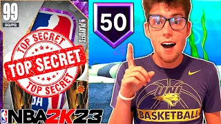 HOW TO GET A FREE SECRET DARK MATTER WITH 50 HALL OF FAME BADGES IN NBA 2K23 MyTEAM!