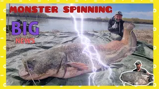 Fishing giant fish over 230 pound with a light spinning rod by Catfish World