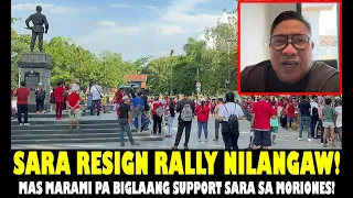 SARA RESIGN RALLY NILANGAW NA NAMAN MAS MARAMI PA YUNG BIGLAANG PAGTITIPON NG SARA SUPPORTERS!