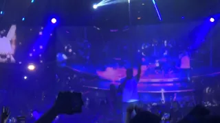 Chris Brown performing at Drais Nightclub in Vegas