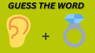 GUESS THE WORD BY EMOJI CHALLENGE | Emoji Puzzle| Emoji Challenge!