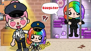 I Was Adopted By Police Parents - Mafia Parents vs Police Parent  👮‍ Toca Life World | Toca Boca