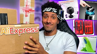 MEGA UNBOXING DO ALIEXPRESS, COMPREI MUITA COISA DAORA E NÃO FUI TAXADO 🤠