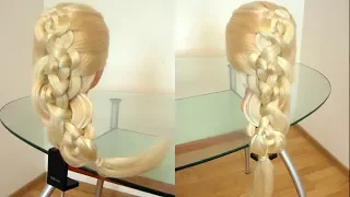 Коса из узлов  Элегантная причёска  Курс плетения кос  Hair tutorial