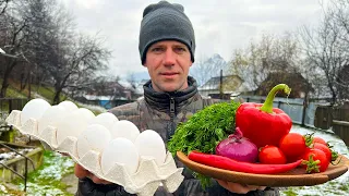 ❗FRIED EGGS WITH VEGETABLES COUNTRY STYLE❗ Perfect Breakfast