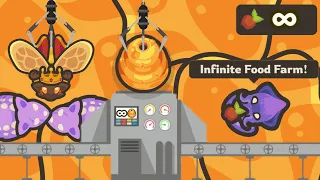I Built The Worlds ONLY Infinite Food Farm In Taming.io! (Mauve + Bee)
