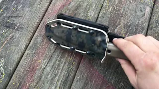 Benchmade bushcrafter custom kydex sheath