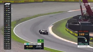 Yuki Tsunoda Pushes Lewis Hamilton - 2022 Dutch GP FP3