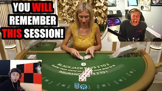 The Greatest BlackJack Session In A LONG Time !!