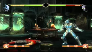 MK9 CYBER  SUBZERO  COMBOS COMPILATION   63 %