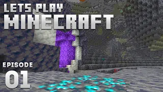 Let's Plays Minecraft - Ep. 1: INSANE CAVE! (1.17 Minecraft Let's Play)