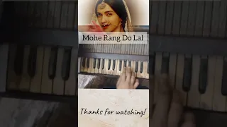 Mohe Rang Do Lal-Piano tutorial#shorts#viral#video