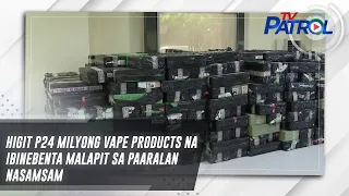 Higit P24 milyong vape products na ibinebenta malapit sa paaralan nasamsam