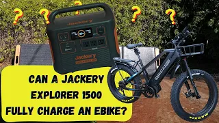 eBike | Jackery Explorer 1500 Review | Charging the Biktrix Juggernaut Ultra Beast 2