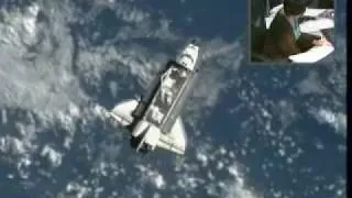 STS-134 Endeavour preparing for final dock with ISS