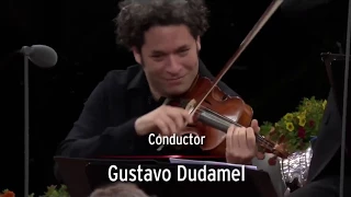 Berliner Luft (2017) - Gustavo Dudamel (on violin) & Berliner Philharmoniker - Waldbühne, Berlin