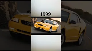 Evolution of Ford Mustang GT (1964~2022) ||#shorts #vrial #ytshorts