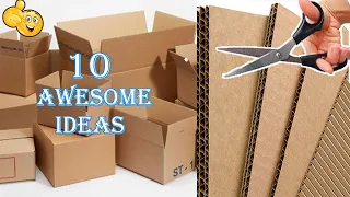 10 Great Ideas | You Won't Believe What You Can Make From Cardboard #55