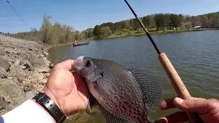 Crappie Fishing From The Bank - Tips For Fishing Rip Rap