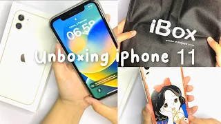 iPhone 11 White (2019) unboxing in 2023 | transfer data from android to ios