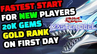 The FASTEST POSSIBLE START for NEW PLAYERS - Yu-Gi-Oh!  Master Duel