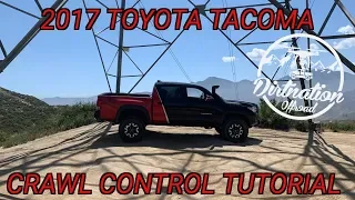 Toyota Crawl Control Tutorial and Test at Cleghorn