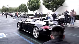 Porsche Carrera GT Accelerations, Start Up, Loud Revs - Amazing sound!