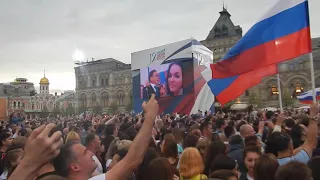 Григорий Лепс и Александр Панайотов на красной площади День России 12.06.2019