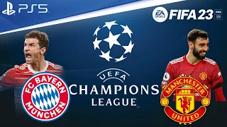 FIFA 23 - Bayern Munich vs Manchester United | UEFA Champions League | PS5™ Gameplay [4K60]