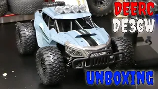 DEERC DE36W 1/16 RC Car UnBoxing - With 720P HD FPV Camera!