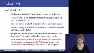 Programmieren in C++ im SS 2024, Vorlesung 01