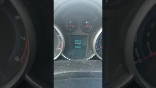 Failing Alternator Signs- 2012 Chevy Cruze