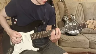 Тринадцать карат - во снах (electric guitar cover)