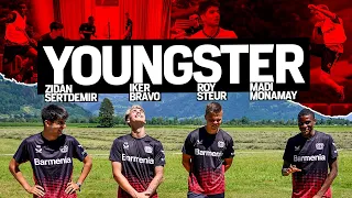 Sertdemir, Bravo, Steur & Monamay - A day with our youngsters at the professionals' training camp