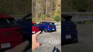 2022 Volkswagen Golf GTI vs Golf R Exhaust Note Rev Battle! #Shorts