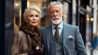 Fashion After 50, 60, 70. How They Dress  an Elegant Age In London.