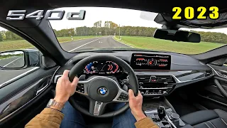 2023 BMW 5 Series 540d xDrive M-Sport POV Test Drive