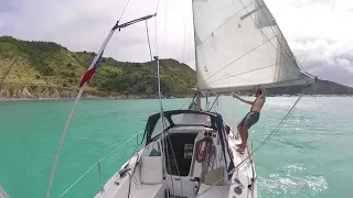How to anchor single handed and without engine: Part I - Ep70 - The Sailing Frenchman