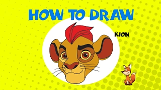 How to draw Kion from Lion Guard - STEP BY STEP - DRAWING TUTORIAL