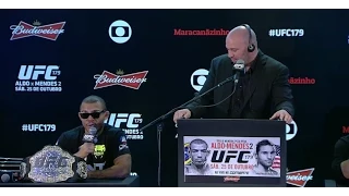 UFC 179: Aldo vs. Mendes 2 - Post-Fight Press Conference