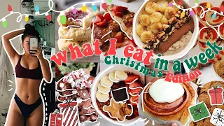 CHRISTMAS ‘CHEAT’ WEEK!! (what I eat in a week) & spend Christmas with the Sun family