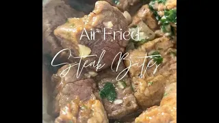 10 minute tender air fried steak bites