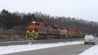 P&W SD70M-2 4301 Pulling Into Butler on RIBT