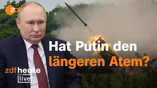 Russische Übermacht im Donbass: Bekommt die Ukraine genug Unterstützung? I ZDFheute live