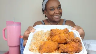 HOT AND SPICY WINGS WITH HIBACHI FRIED RICE