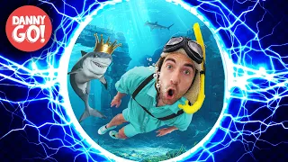 Sharks in the Water 2: Rise of the Shark King! 🦈 ⚡️HYPERSPEED REMIX⚡️/// Danny Go! Songs for Kids