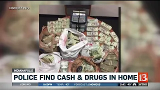 Cash, drugs seized from home