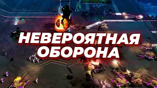 НЕВЕРОЯТНАЯ ОБОРОНА в матче ЛУЧШИХ игроков за ГСБ и НОД В Command and Conquer 3: Kane's Wrath