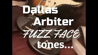 Vintage Dallas Arbiter Fuzz Face Test! Vintage Germanium NKT275 and Silicon BC183 and 108 Fuzz Face!