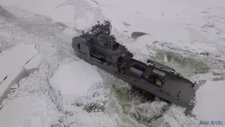 FNS Louhi and OPV Turva - Full Scale Ice Trials 2016